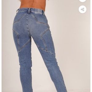 Receive denim Venus crop light wash jeans
